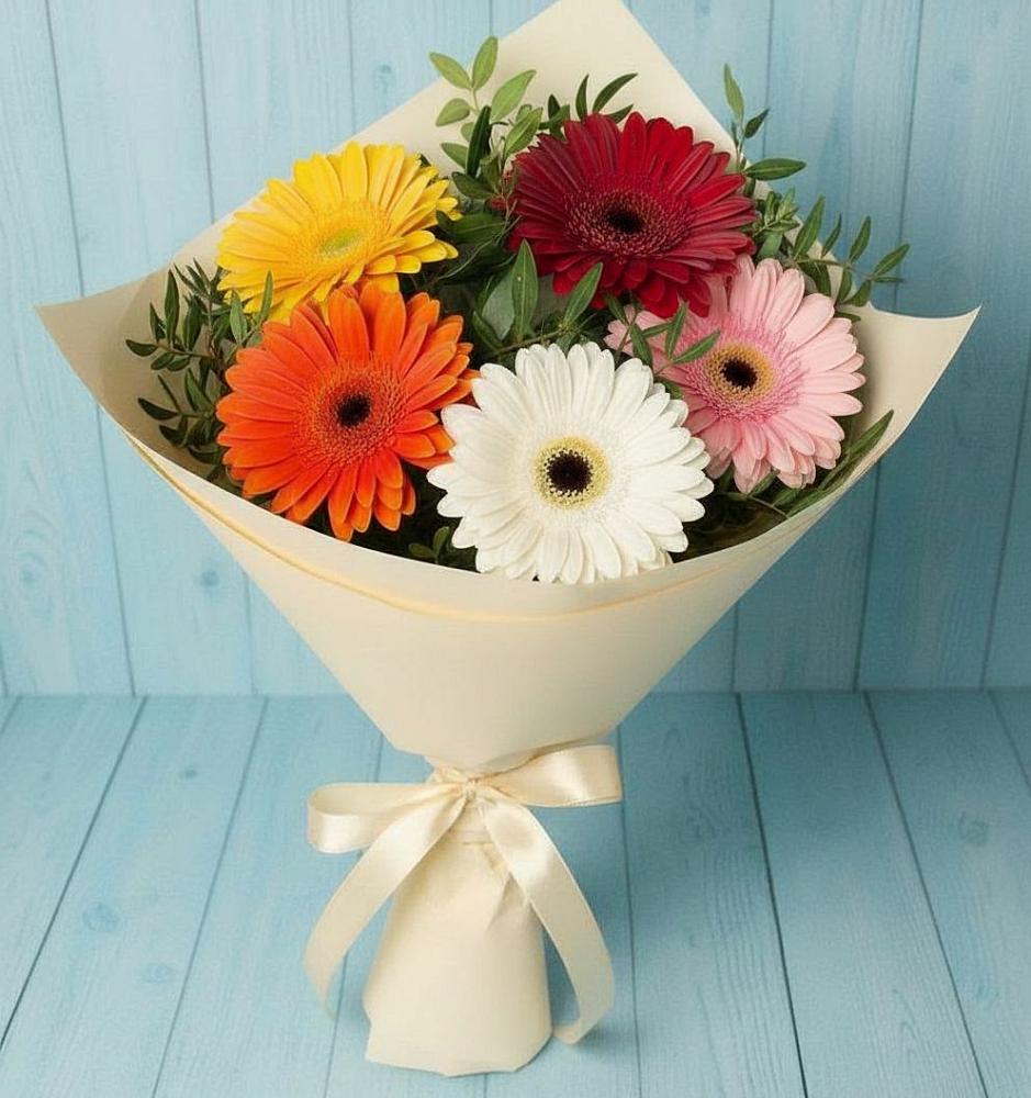 Букет цветов из: Герберы в Сусумане