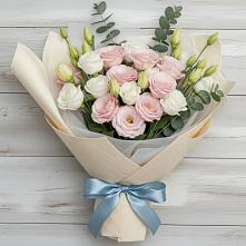 Букет цветов из:  Лизиантусы в Сусумане