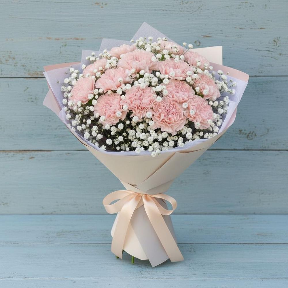 Букет цветов из: Гвоздики в Сусумане