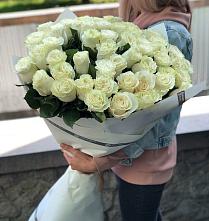 Букет 35 Белых роз #REPLACE_PRED# Сусумане