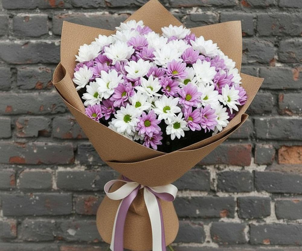 Букет цветов из: Хризантемы в Сусумане