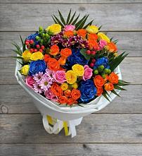 Букет цветов из:  Розы и Хризантемы в Сусумане