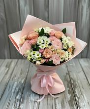 Букет цветов из:  Гвоздики, Розы и Хризантемы #REPLACE_PRED# Сусумане