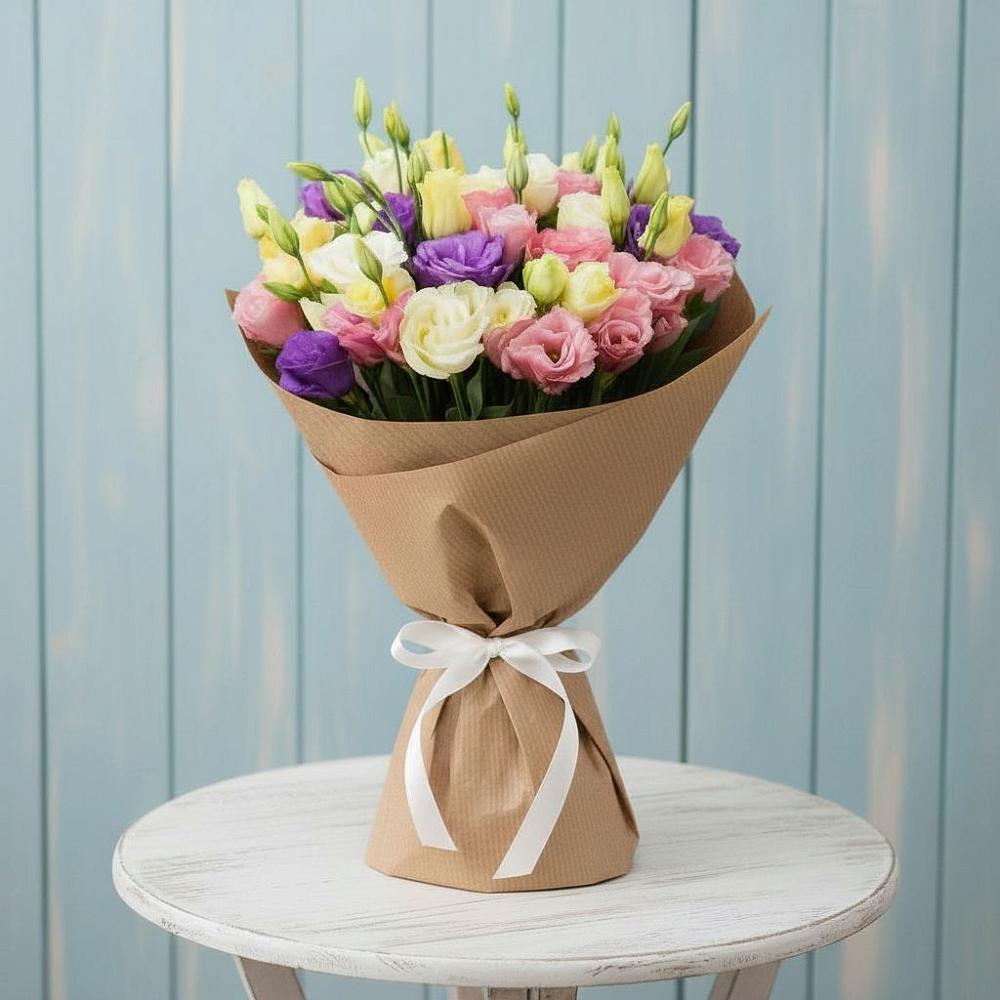 Букет цветов из: Лизиантусы в Сусумане